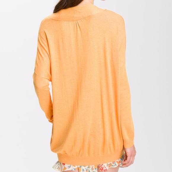 Haute Hippie Silk Cashmere Drop Shoulder Oversized Long Cardigan Sweater M - Picture 2 of 12